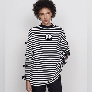 Lazy Oaf Bow Tie Long Sleeve Shirt